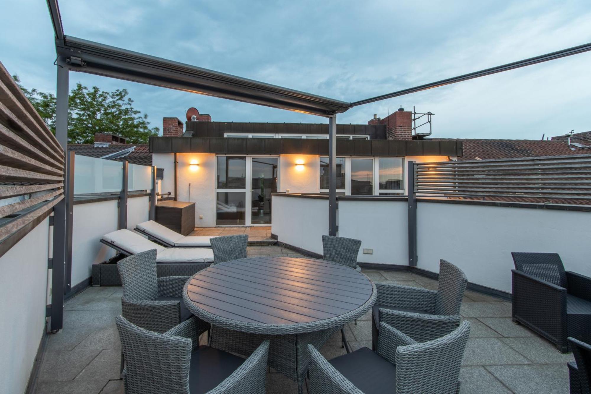 Penthouse-Maisonette - City Center, Highspeed Internet, Garage Worms Buitenkant foto