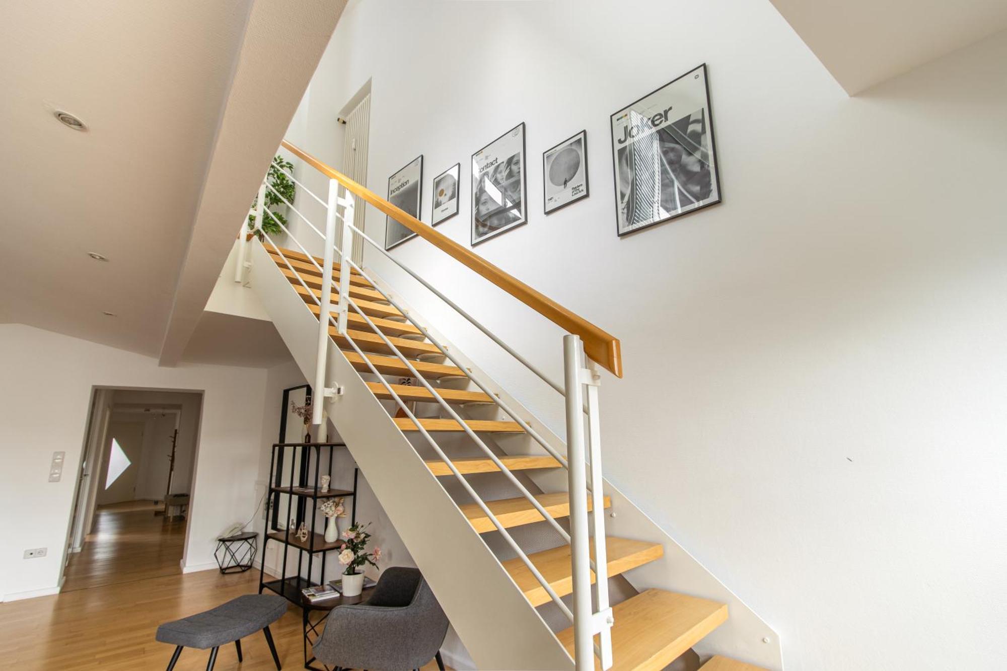 Penthouse-Maisonette - City Center, Highspeed Internet, Garage Worms Buitenkant foto