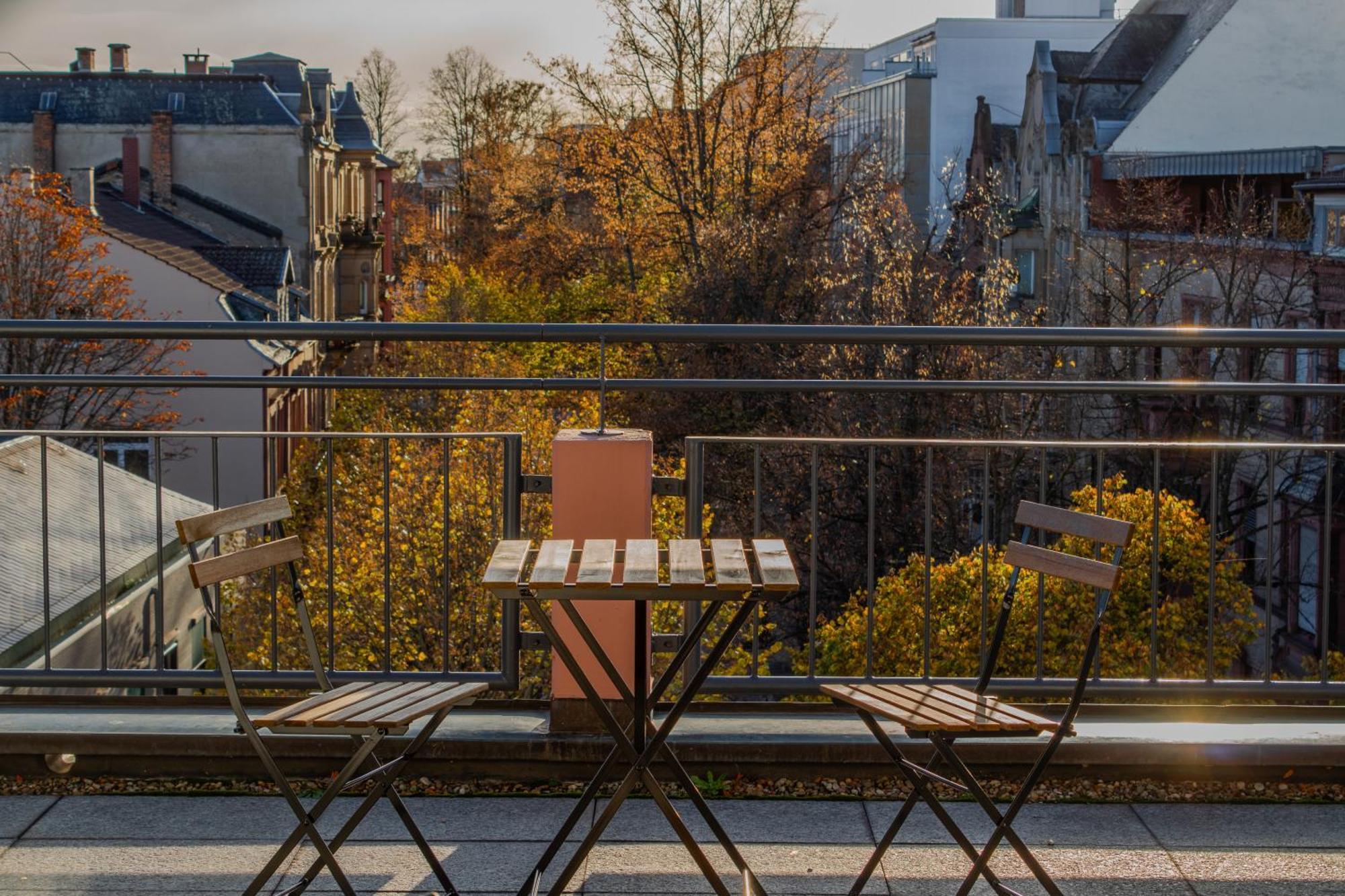 Penthouse-Maisonette - City Center, Highspeed Internet, Garage Worms Buitenkant foto