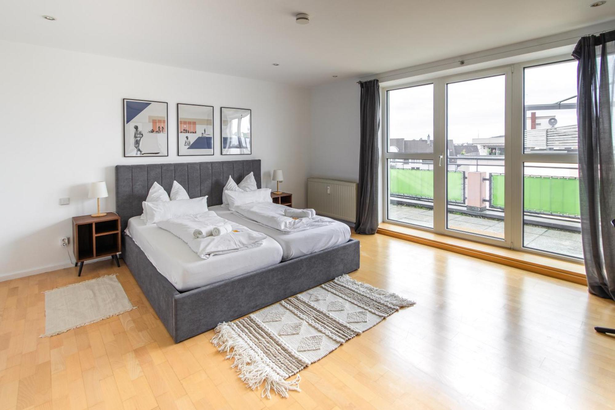 Penthouse-Maisonette - City Center, Highspeed Internet, Garage Worms Buitenkant foto