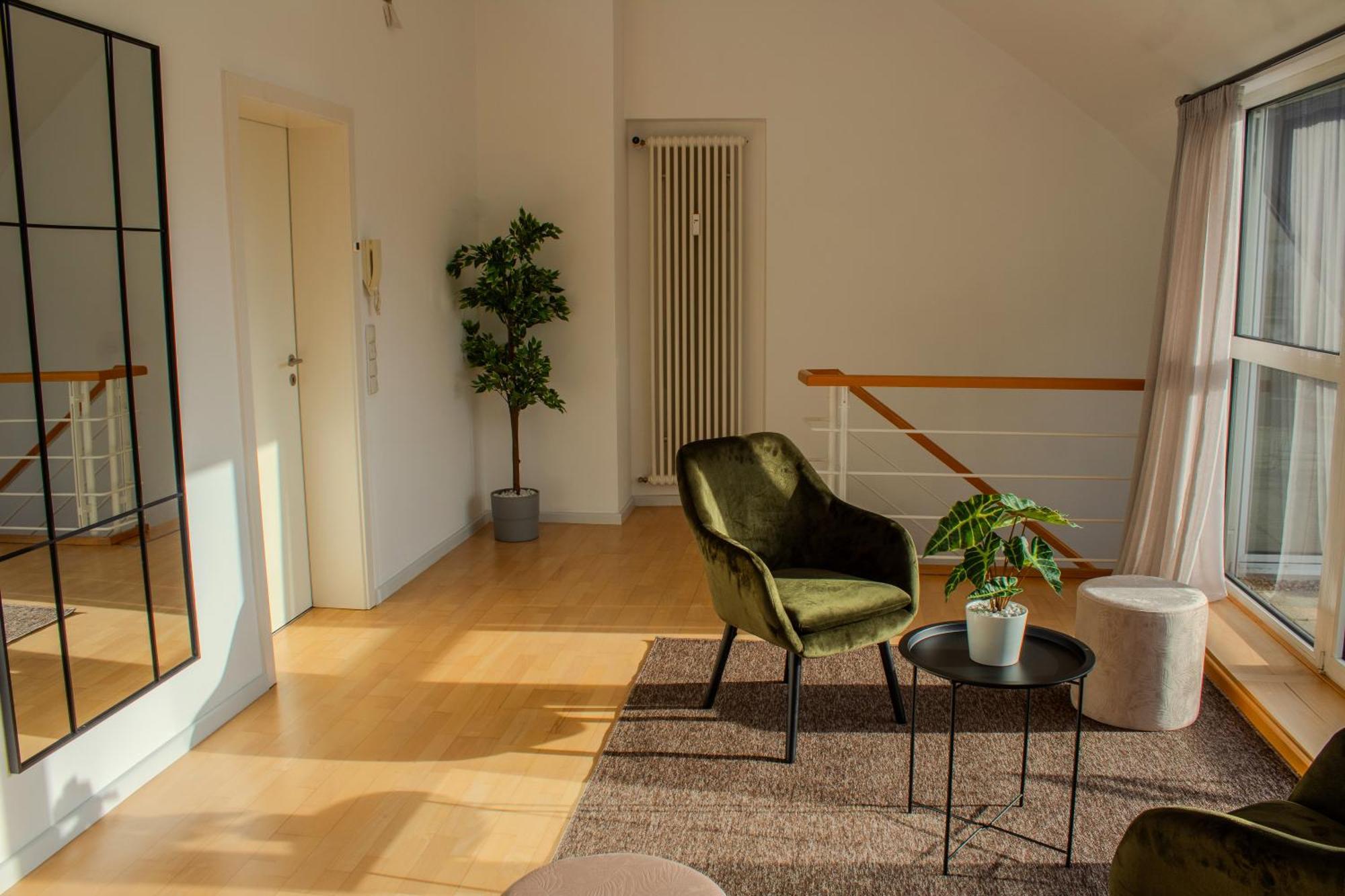 Penthouse-Maisonette - City Center, Highspeed Internet, Garage Worms Buitenkant foto